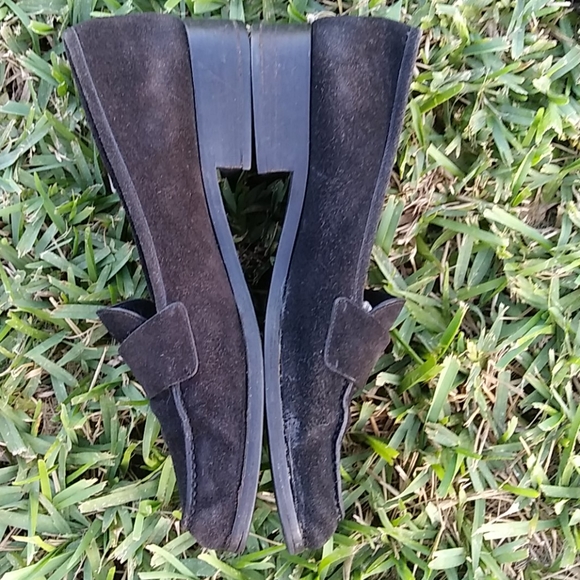 PRADA SUEDE PENNY LOAFERS - Picture 4 of 17